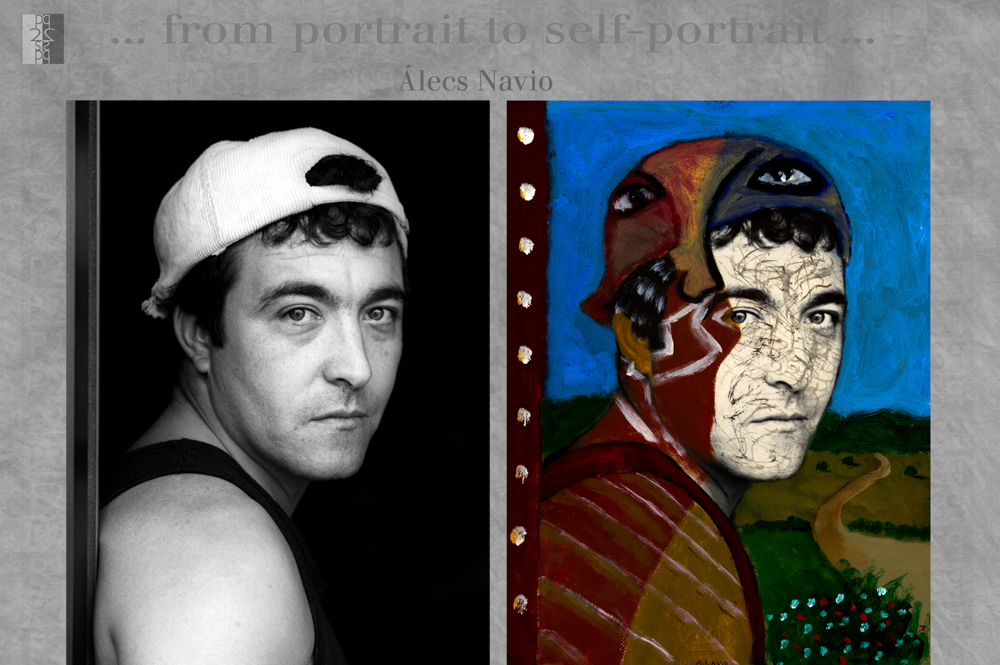 ... from portrait to self-portrait ... London album, diptych : Antonio Nodar / Alecs Navio Alecs Navio
