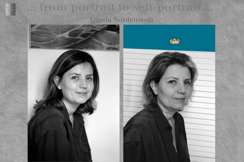 ... from portrait to self-portrait ... Madrid album, diptych : Antonio Nodar / Angela Nordenstedt / Jacinto Martín Angela Nordenstedt