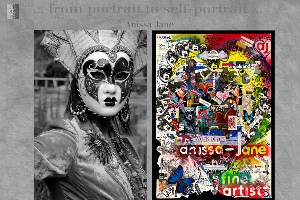 … from portrait to self-portrait … London album, diptych : Antonio Nodar / Anissa-Jane Anissa-Jane
