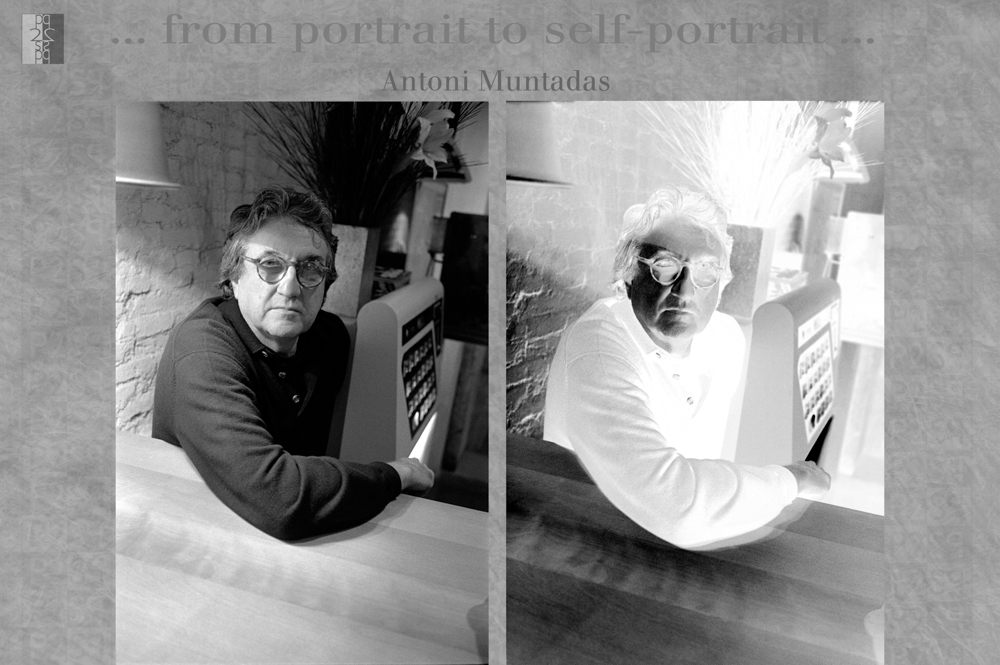 … from portrait to self-portrait … Barcelona album, diptych : Antonio Nodar / Antoni Muntadas Antoni Muntadas