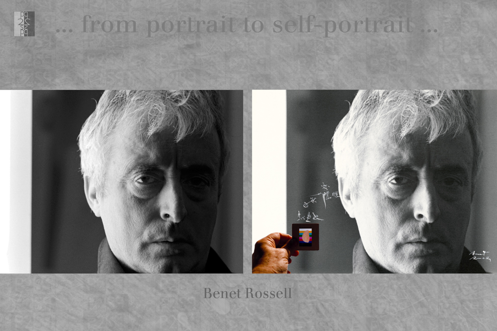 ... from portrait to self-portrait ... Barcelona album, diptych : Antonio Nodar / Benet Rossell Benet Rossell