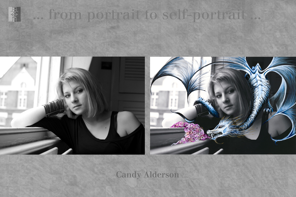 … from portrait to self-portrait … London album, diptych : Antonio Nodar / Candy Alderson Candy Alderson