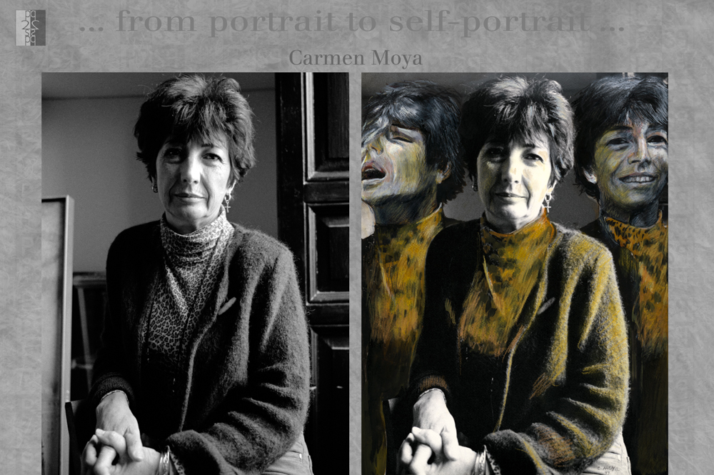 … from portrait to self-portrait … Madrid album, diptych: Antonio Nodar / Carmen Moya Carmen Moya