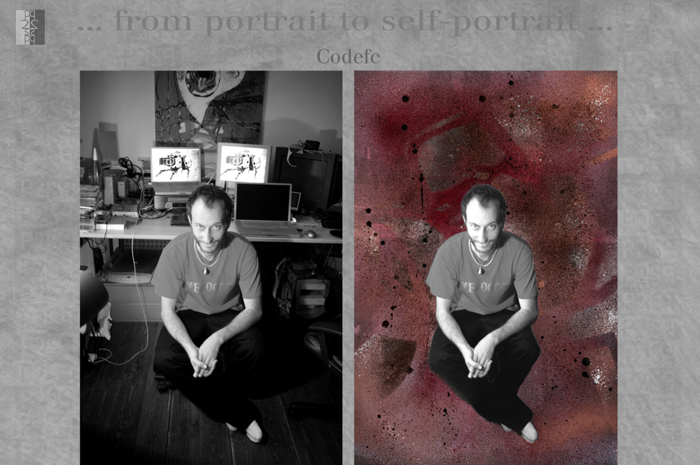 … from portrait to self-portrait … London album, diptych : Antonio Nodar / Codefc Codefc
