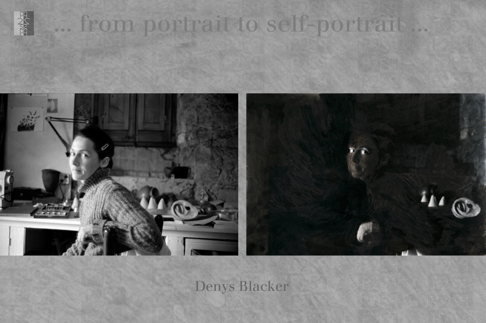 ... from portrait to self-portrait ... Barcelona album, diptych : Antonio Nodar / Denys Blacker Denys Blacker