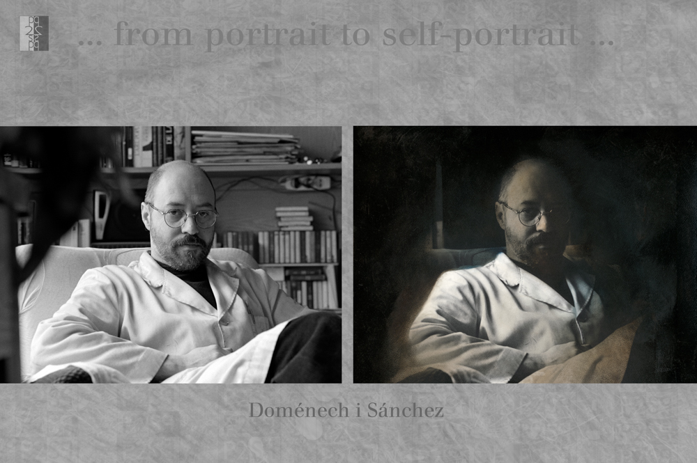 ... from portrait to self-portrait ... Barcelona album, diptych : Antonio Nodar / Domenech i Sanchez Domenech i Sanchez
