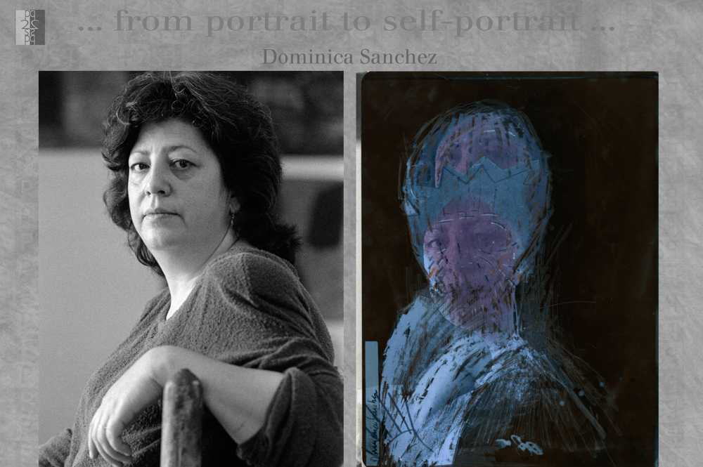 ... from portrait to self-portrait ... Barcelona album, diptych : Antonio Nodar / Dominica Sanchez Dominica Sanchez