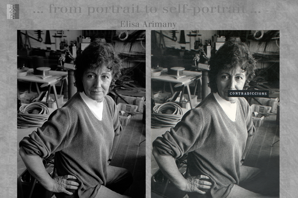 ... from portrait to self-portrait ... Barcelona album, diptych : Antonio Nodar / Elisa Arimany Elisa Arimany