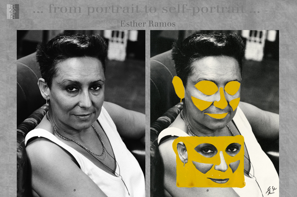 ... from portrait to self-portrait ... Barcelona album, diptych : Antonio Nodar / Esther Ramos Esther Ramos