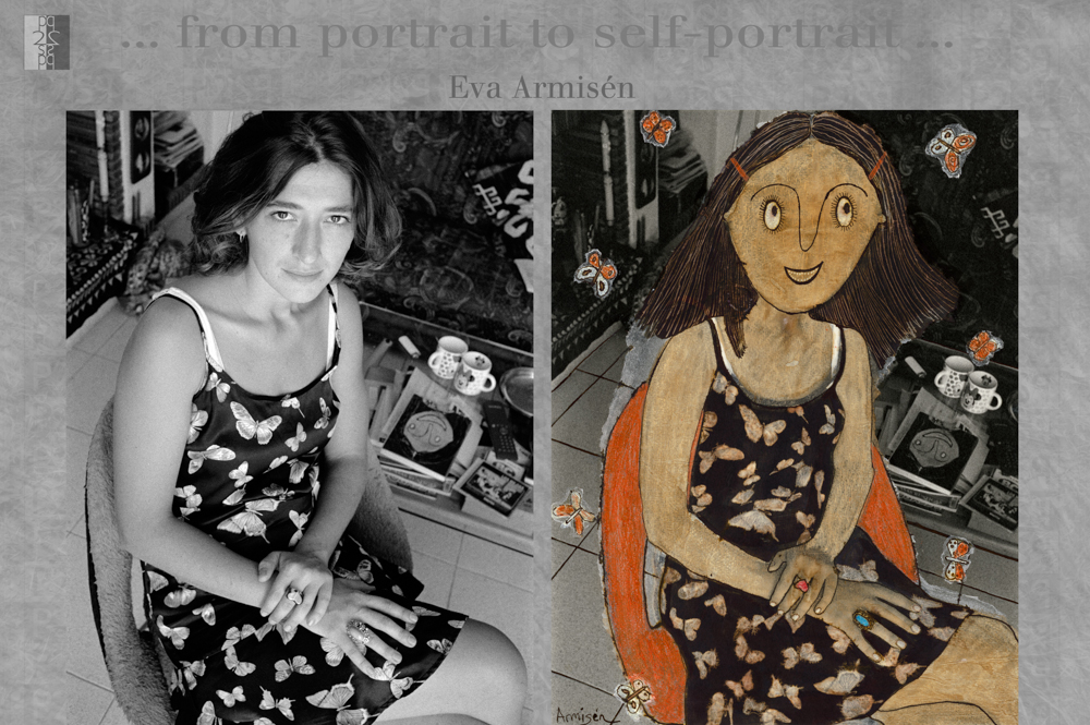 ... from portrait to self-portrait ... Barcelona album, diptych : Antonio Nodar / Eva Armisén Eva Armisén