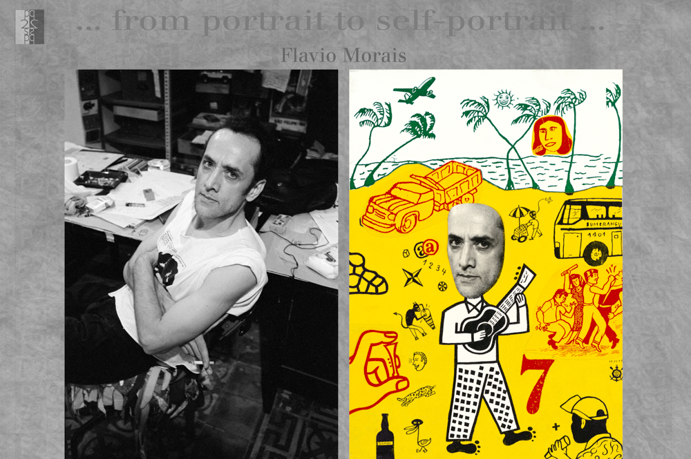 ... from portrait to self-portrait ... Barcelona album, diptych : Antonio Nodar / Flavio Morais Flavio Morais