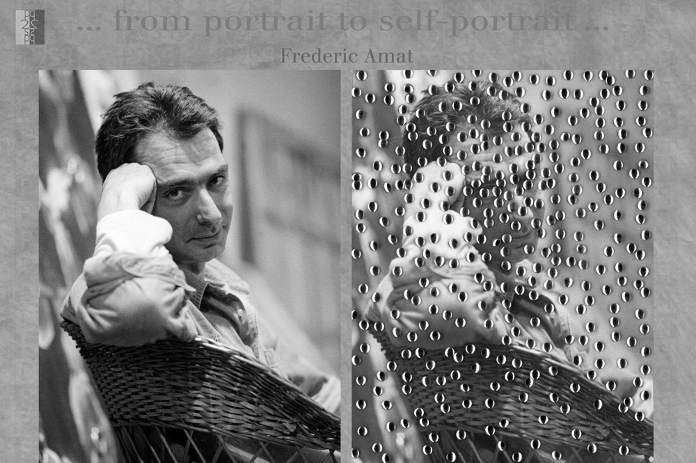 ... from portrait to self-portrait ... Barcelona album, diptych : Antonio Nodar / Frederic Amat Frederic Amat
