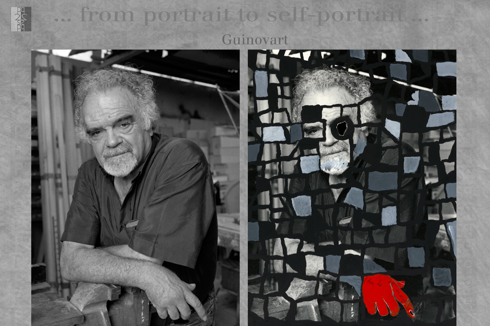 ... from portrait to self-portrait ... Barcelona album, diptych : Antonio Nodar / Guinovart Guinovart