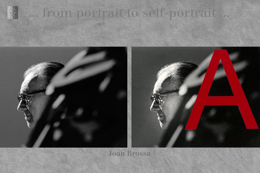 ... from portrait to self-portrait ... Barcelona album, diptych : Antonio Nodar / Joan Brossa Joan Brossa