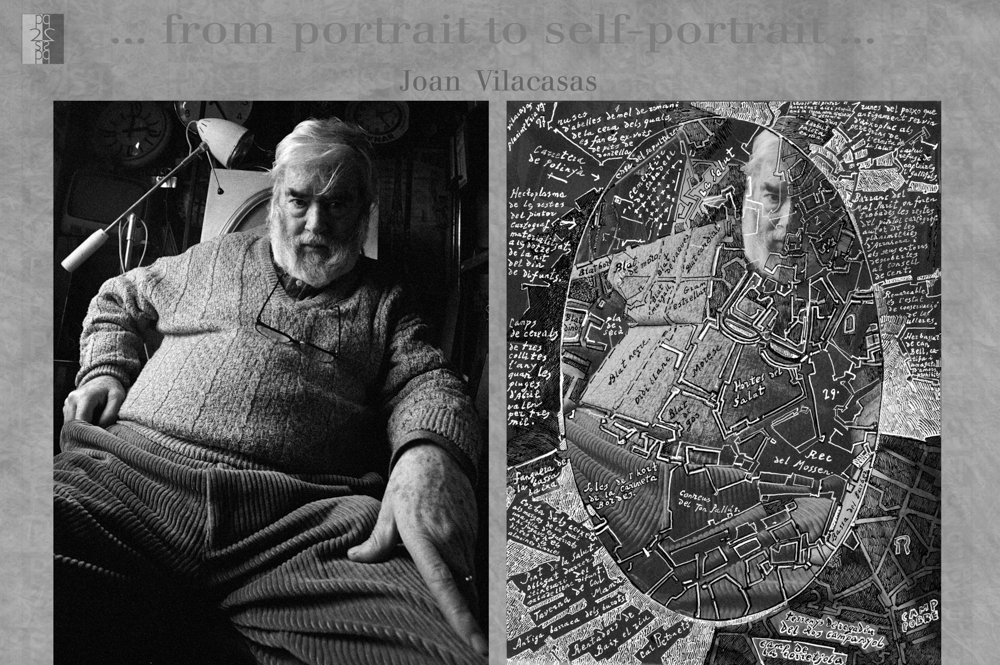 ... from portrait to self-portrait ... Barcelona album, diptych : Antonio Nodar / Joan Vilacasas. Joan Vilacasas