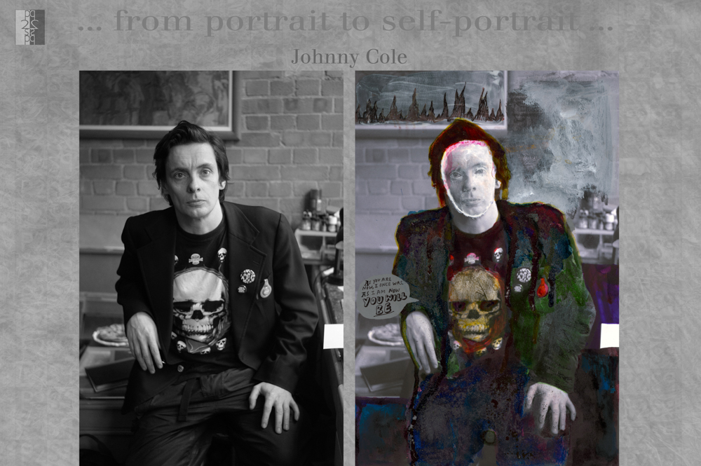 … from portrait to self-portrait … London album, diptych : Antonio Nodar / Johnny Cole Johnny Cole