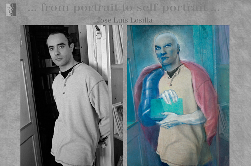 … from portrait to self-portrait … Barcelona album, diptych : Antonio Nodar / Jose Luis Losilla Jose Luis Losilla