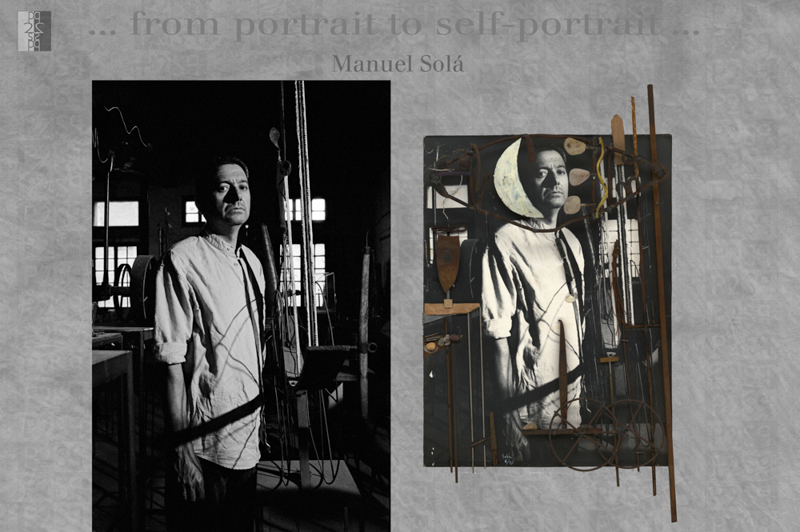 … from portrait to self-portrait … Barcelona album, diptych : Antonio Nodar / Manuel Sola Manuel Sola