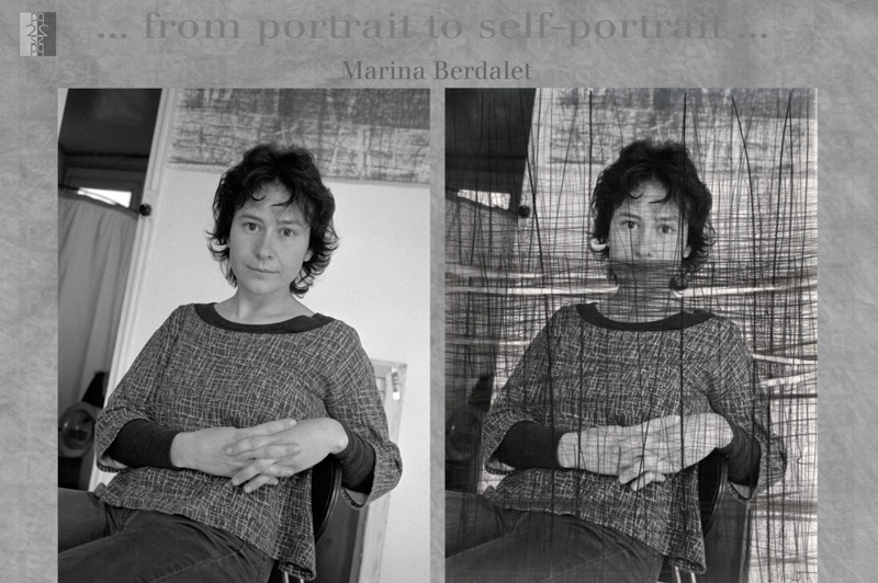… from portrait to self-portrait … Barcelona album, diptych : Antonio Nodar / Marina Berdalet Marina Berdalet