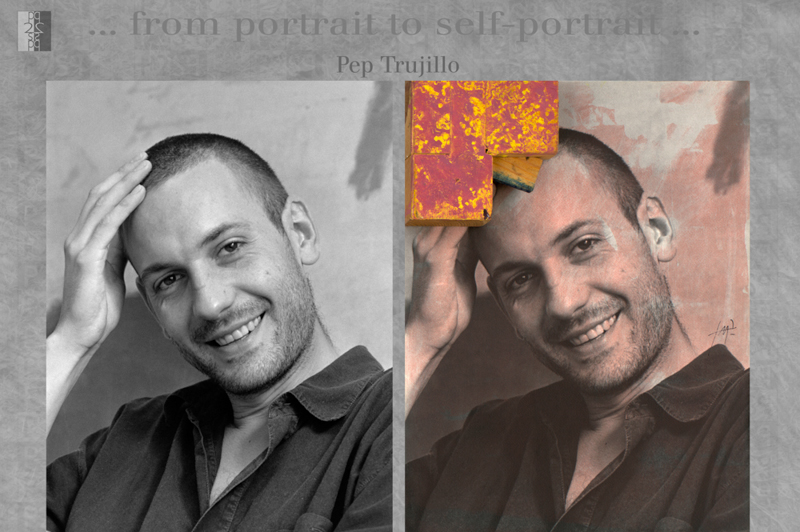 … from portrait to self-portrait … Barcelona album, diptych : Antonio Nodar / Pep Trujillo Pep Trujillo