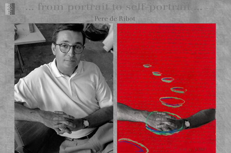 … from portrait to self-portrait … Barcelona album, diptych : Antonio Nodar / Pere de Ribot Pere de Ribot