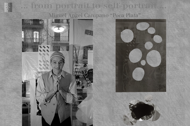 … from portrait to self-portrait … Barcelona album, diptych : Antonio Nodar / Poca Plata (Miguel Angel Campano) Poca Plata (Miguel Angel Campano)