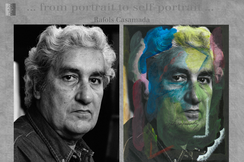 … from portrait to self-portrait … Barcelona album, diptych : Antonio Nodar / Rafols Casamada Rafols Casamada