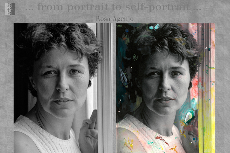 … from portrait to self-portrait … Barcelona album, diptych : Antonio Nodar / Rosa Agenjo Rosa Agenjo