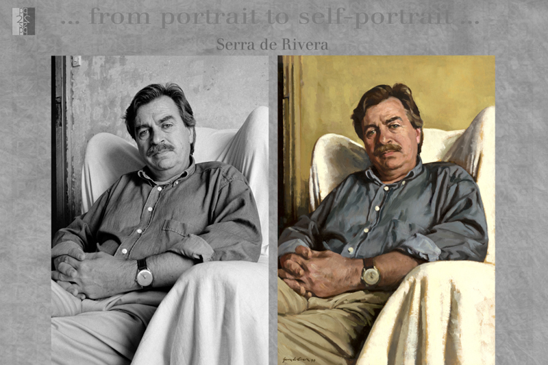... from portrait to self-portrait ... Barcelona album, diptych : Antonio Nodar / Serra de Rivera Serra de Rivera