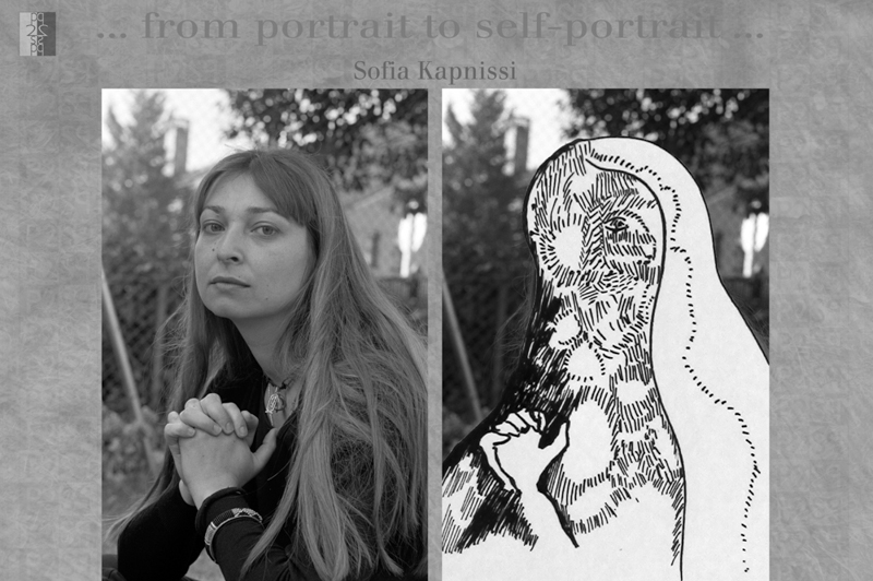 … from portrait to self-portrait … Madrid album, diptych: Antonio Nodar / Sofia Kapnissi Sofia Kapnissi