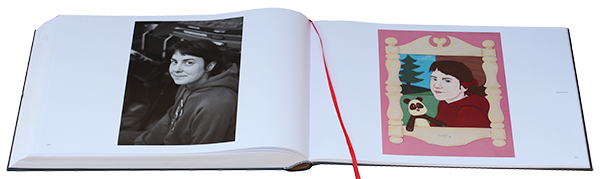 … from portrait to self-portrait … VOL.1, book pages 436 & 437 sanna panda vol.1 book
