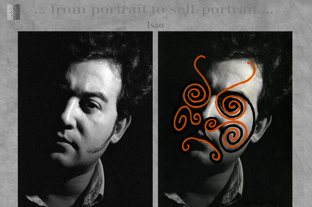 ... from portrait to self-portrait ... Barcelona album, diptych : Antonio Nodar / Isao Isao