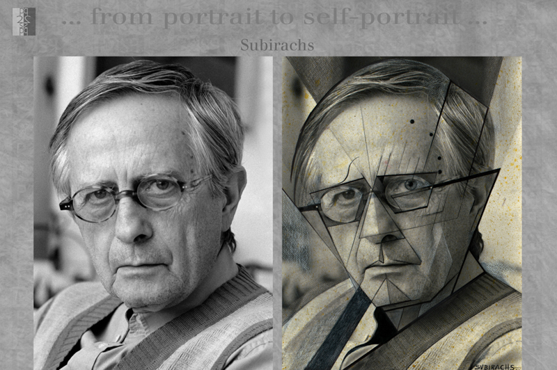 … from portrait to self-portrait … Barcelona album, diptych : Antonio Nodar / Subirachs Subirachs