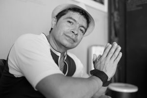 Alberto Merino, artist portrait, El Salvador album