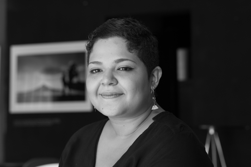 Ana Iris Batres Quijano, artist portrait, El Salvador album