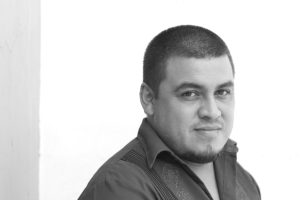 Edwin Lopez Moran, artist portrait, El Salvador album