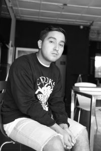 Francisco Galicia, artist portrait, El Salvador album