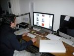 from portrait to self-portrait, Vol 1. making off. Albert Claret designing the book. Barcelona 2011