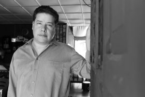 Marco Valencia, artist portrait, El Salvador album