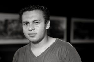 Miguel Angel Gomez, artist portrait, El Salvador album