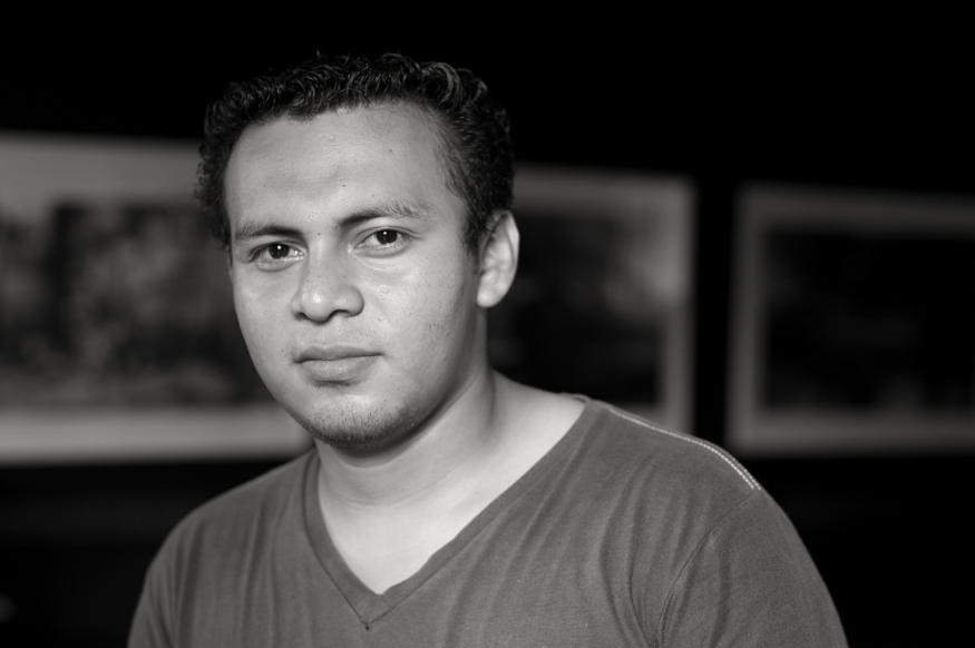 Miguel Angel Gomez, artist portrait, El Salvador album