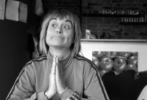 Montse Gallego Reyes, artist portrait, London album