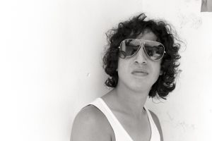 Oscar Humberto Lopez Galdamez, artist portrait, El Salvador album