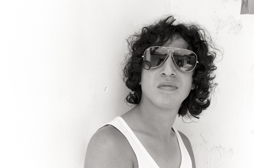 Oscar Humberto Lopez Galdamez, artist portrait, El Salvador album