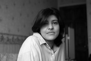 Silvia Salazar, artist portrait, London album