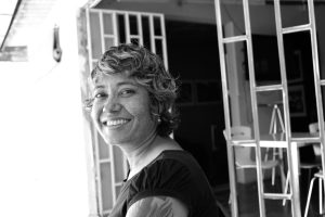 claudia rebeca flores, artist portrait, El Salvador album