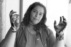 grisel anduanet campos, artist portrait, El Salvador album