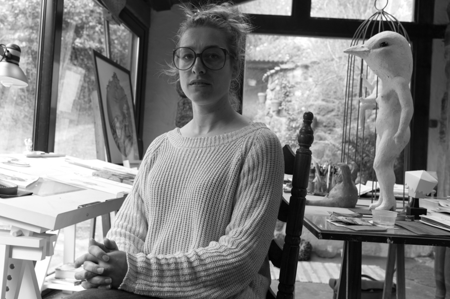 iria rodriguez, artist portrait, Galicia Album