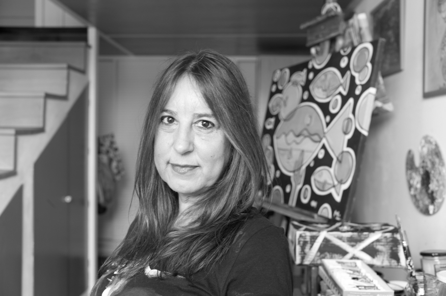 maria piensos linares, artist portrait, Galicia Album