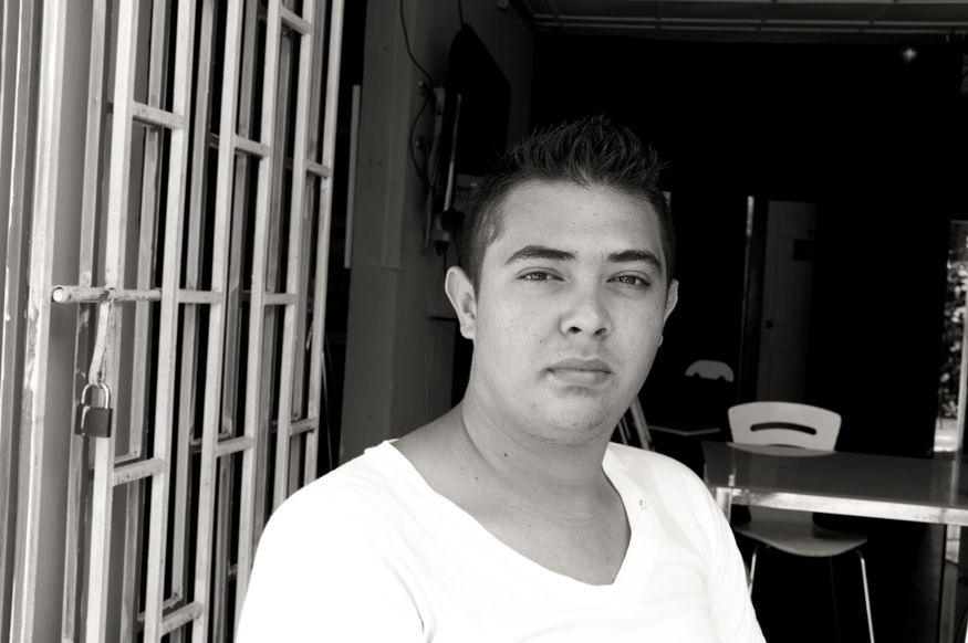 Mauricio Alexander Lopez, artist portrait, El Salvador album